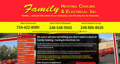 Desktop Screenshot of familyheating.com